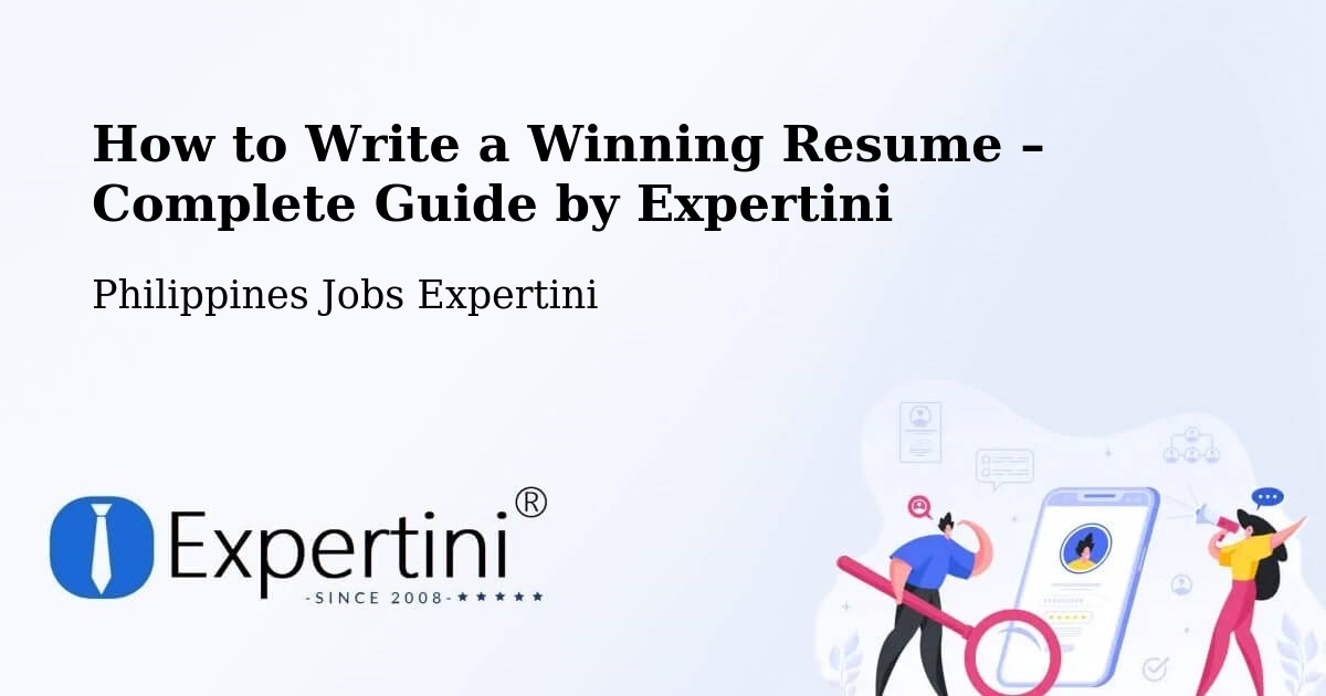 Resume Writing Guide for Job Seekers – Naga - Naga, Philippines Jobs Expertini